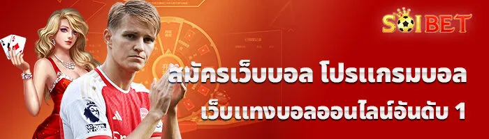 สมัครเว็บบอล โปรแกรมบอล เว็บแทงบอลออนไลน์อันดับ 1